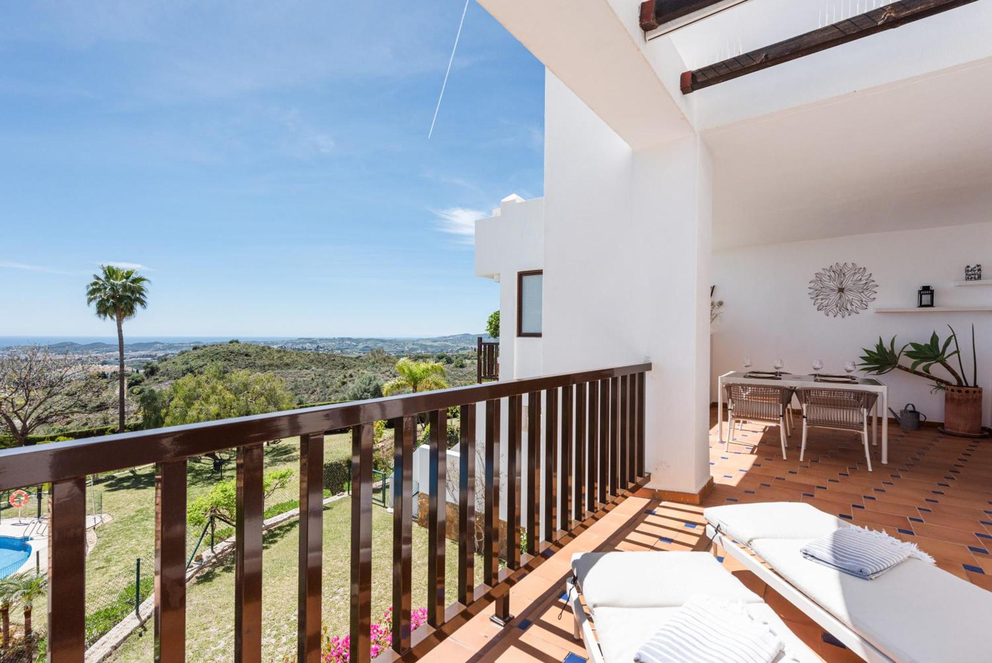 Incredible Apartment With Sea Views And Balcony มิฮาส ภายนอก รูปภาพ